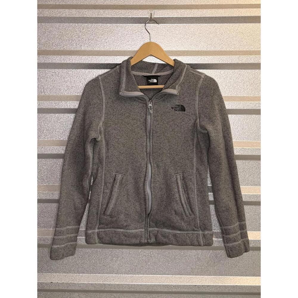 The North Face Women's Gray Fleece Jacket Medium